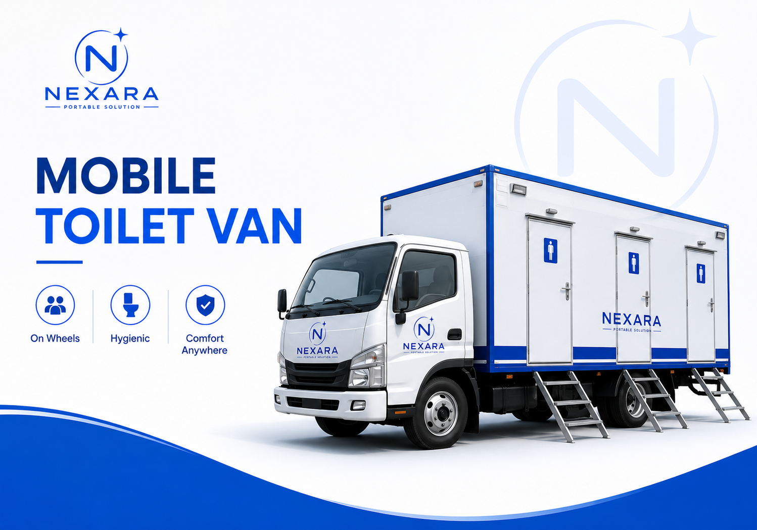 Mobile toilet van