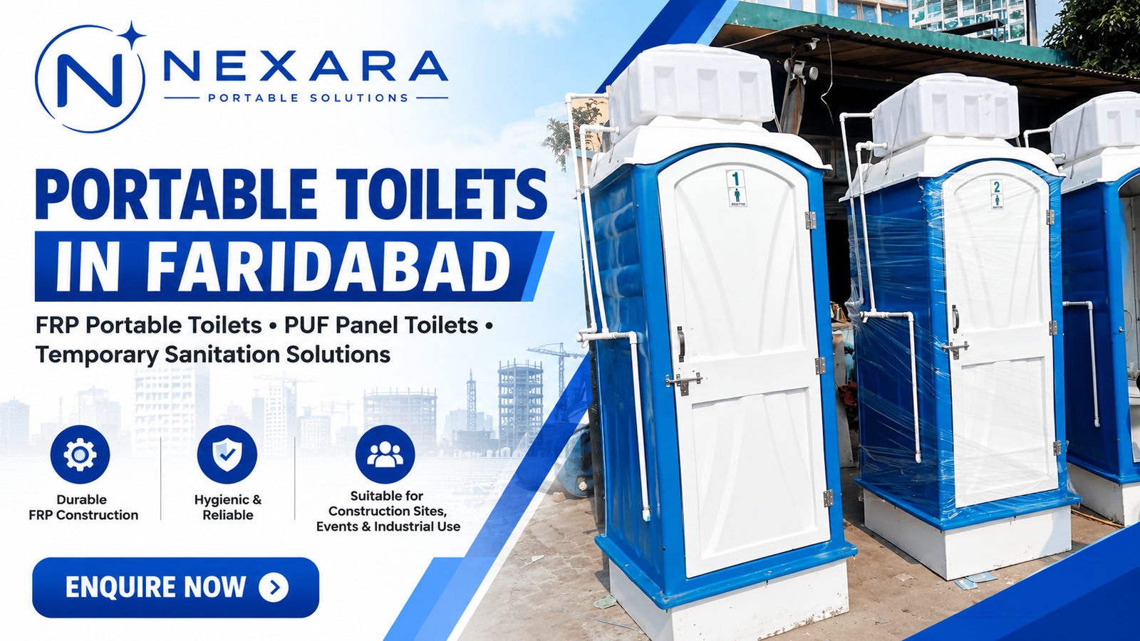 Portable Toilets in Faridabad